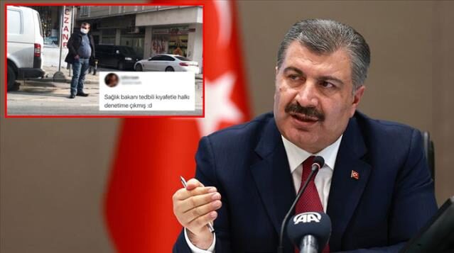 Sağlık Bakanı Fahrettin Koca’ya benzeyen vatandaş sosyal medyada gündem oldu! Espriler havada uçuşuyor