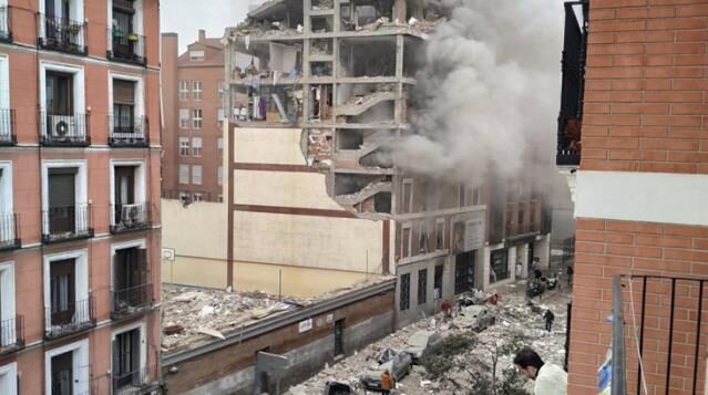 Son Dakika: İspanya’nın başkenti Madrid’in merkezinde şiddetli bir patlama meydana geldi