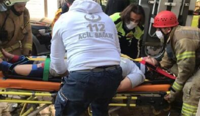 Beyoğlu’nda 5 katlı binadan düşen genç kadın, mucizevi şekilde kurtuldu