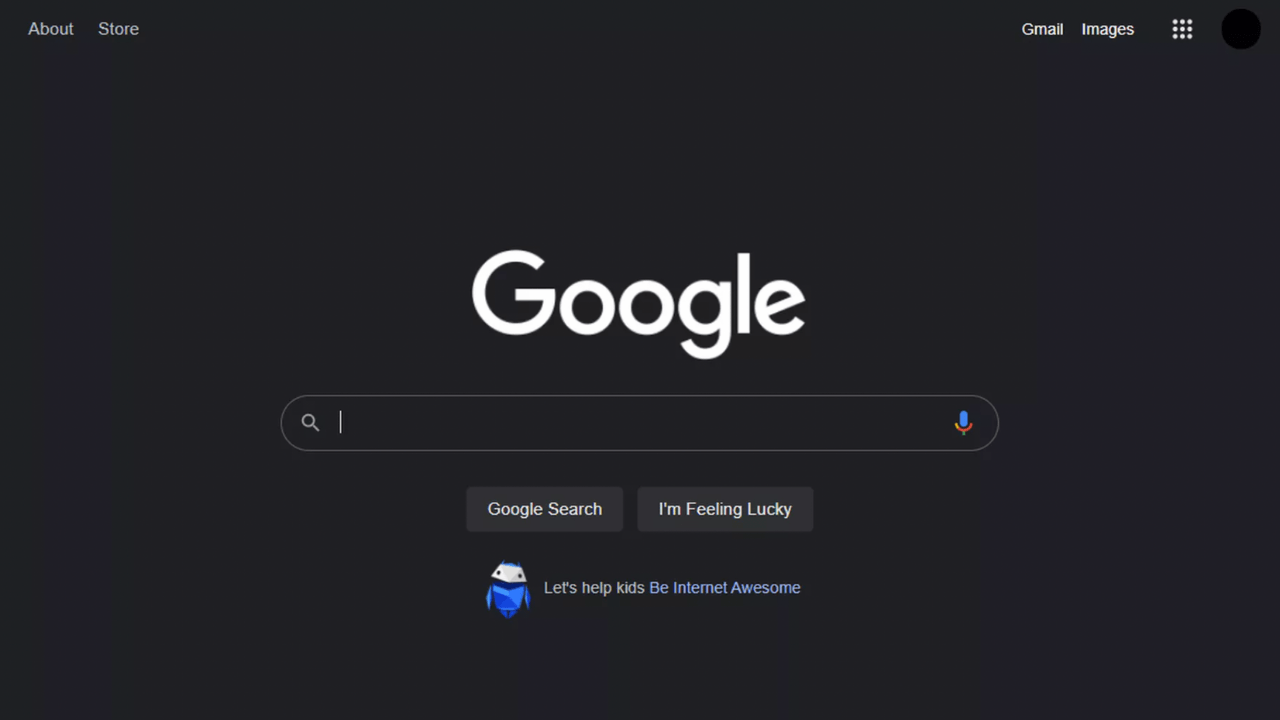 Google, arama sayfası için koyu renk temasını test etmeye başladı