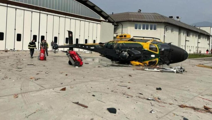 İtalya’daki helikopter kazası kameralara yansıdı