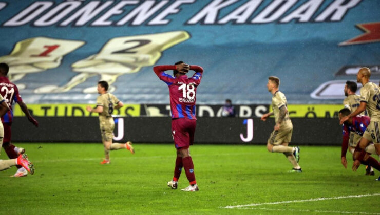 Trabzonspor 2021’de ilk kez mağlup oldu