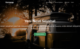 Karavan seyahati yapmak isteyenler ile karavanlarını paylaşanları buluşturan online pazar yeri: Vanswap