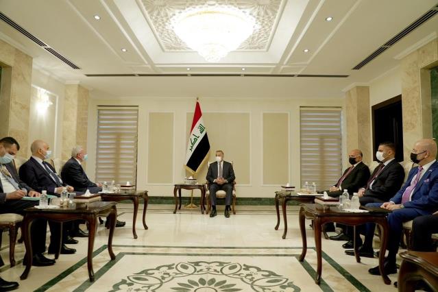 Son dakika haberi! Filistin Dışişleri Bakanı Al-Maliki, Irak Başbakanı el-Kazımi ile görüştü