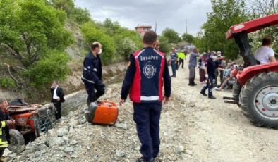 Son dakika haberleri… Tokat’ta sulama kanalına düşen traktörün sürücüsü öldü