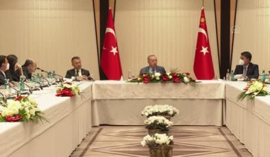 Cumhurbaşkanı Erdoğan, müsilaj sorununun çözümü için özel toplantı gerçekleştirdi