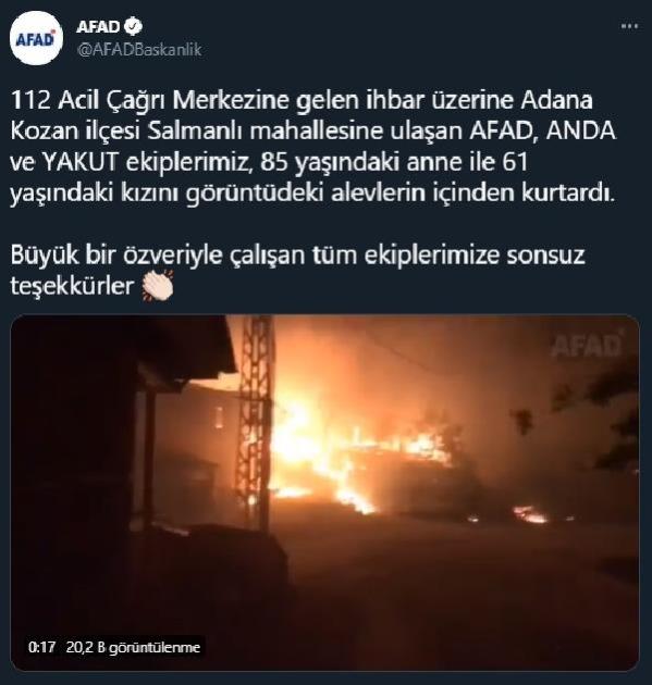 Kozan'da ikinci gününde devam eden orman yangının acı tablosu sabah ortaya çıktı (8)