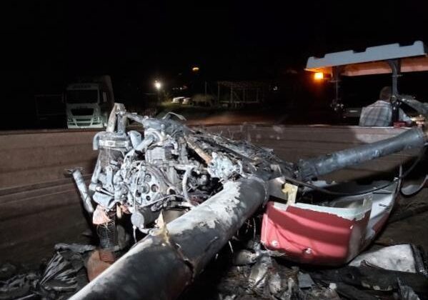 Çanakkale’de gözetleme uçuşu yapan insansız helikopter düştü