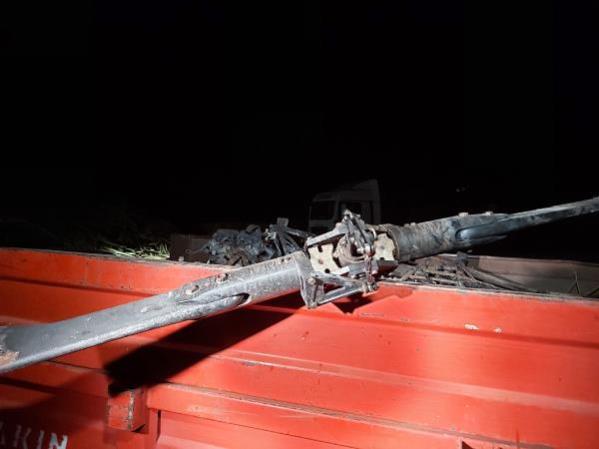 Çanakkale'de gözetleme uçuşu yapan insansız helikopter düştü