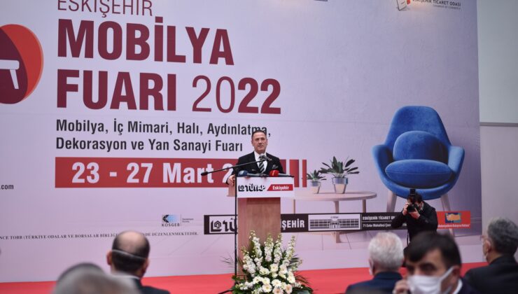 Mobilya sektörünün yeni rotası Eskişehir Mobilya Fuarı başladı