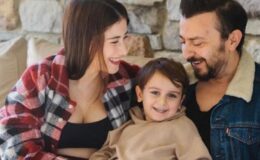 Hazal Kaya ve Ali Atay’dan Mutlu Aile Pozu