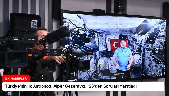 Türkiye’nin İlk Astronotu Alper Gezeravcı, ISS’den Soruları Yanıtladı