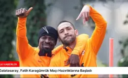 Galatasaray, Fatih Karagümrük Maçı Hazırlıklarına Başladı
