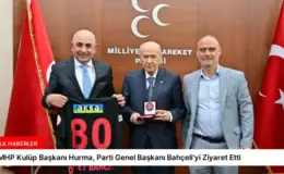 MHP Kulüp Başkanı Hurma, Parti Genel Başkanı Bahçeli’yi Ziyaret Etti