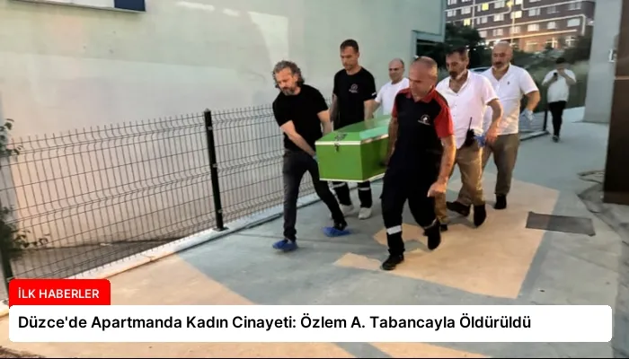 Düzce’de Apartmanda Kadın Cinayeti: Özlem A. Tabancayla Öldürüldü