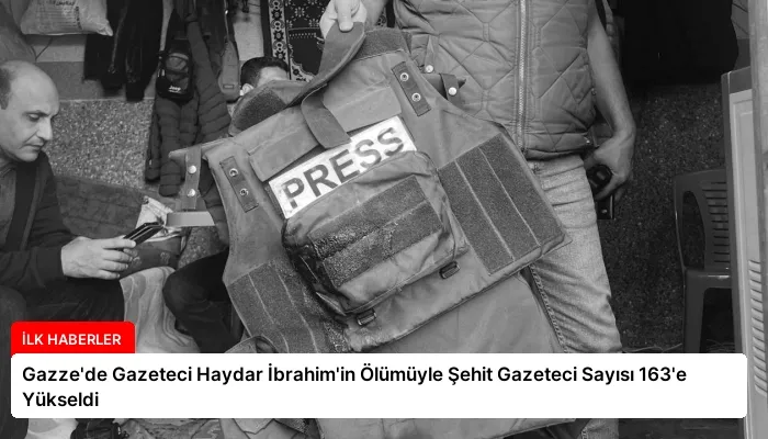 Gazze’de Gazeteci Haydar İbrahim’in Ölümüyle Şehit Gazeteci Sayısı 163’e Yükseldi