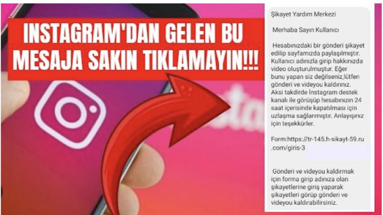 Instagram’da Yayılmaya Başlayan Yeni Dolandırıcılık: Bu Linke Tıklamayın!
