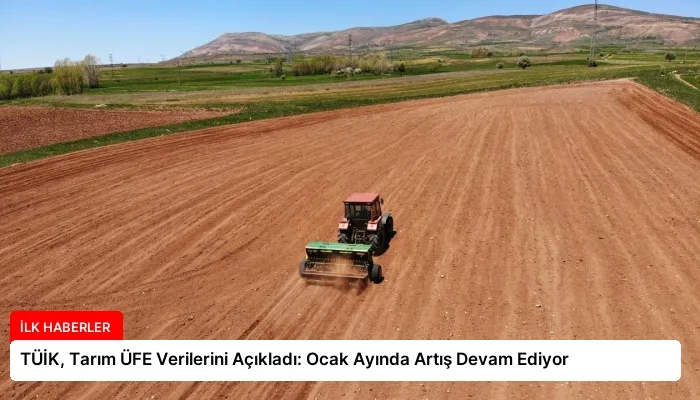 TÜİK, Tarım ÜFE Verilerini Açıkladı: Ocak Ayında Artış Devam Ediyor