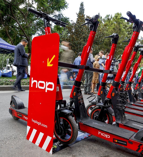 Sürdürülebilir mobilite girişimi hop, 3 ülkede 2,5 milyonu aşkın kullanıcıya ulaştı