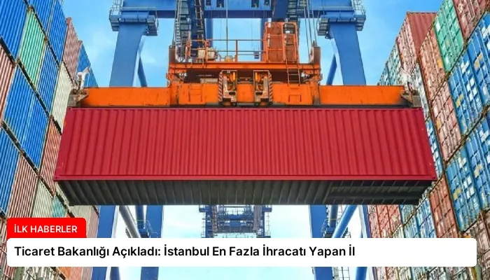 Ticaret Bakanlığı Açıkladı: İstanbul En Fazla İhracatı Yapan İl