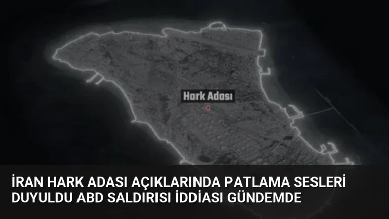 İran Hark Adası Açıklarında Patlama Sesleri Duyuldu ABD Saldırısı İddiası Gündemde