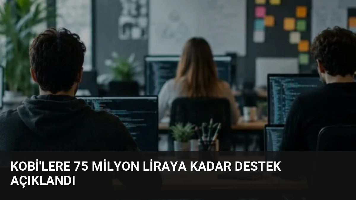 KOBİ’lere 75 Milyon Liraya Kadar Destek Açıklandı