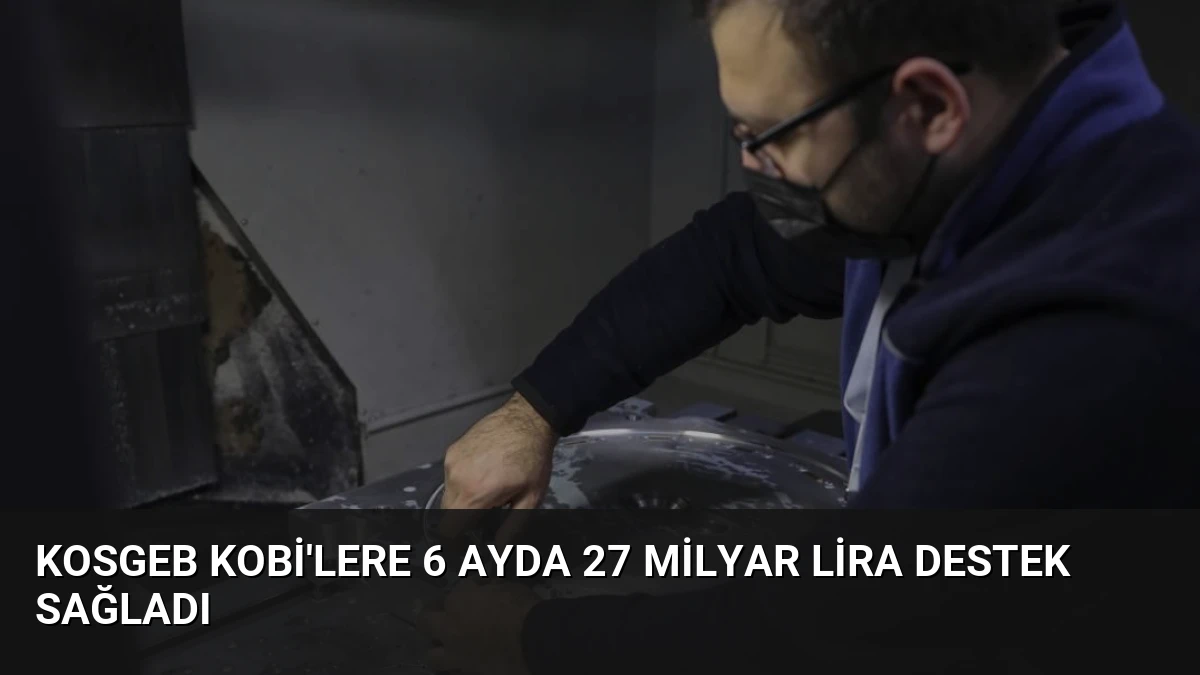 KOSGEB KOBİ’lere 6 Ayda 27 Milyar Lira Destek Sağladı