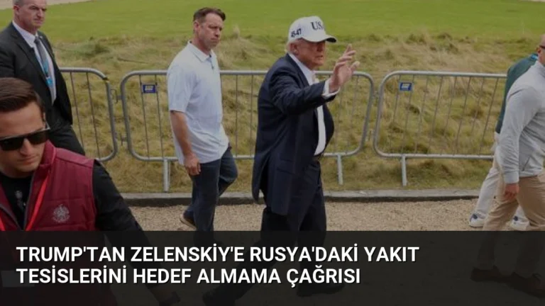 Trump’tan Zelenskiy’e Rusya’daki yakıt tesislerini hedef almama çağrısı