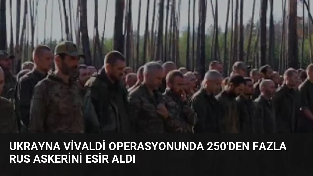 Ukrayna Vivaldi Operasyonunda 250’den Fazla Rus Askerini Esir Aldı